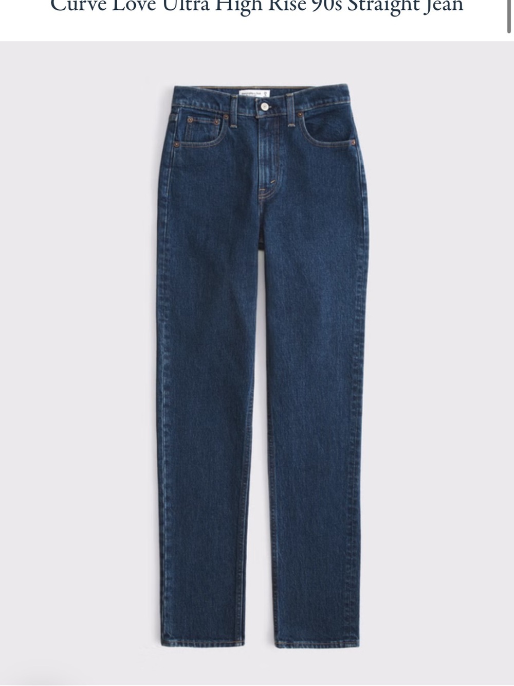 Curve Love Ultra High Rise 90s Straight Jean